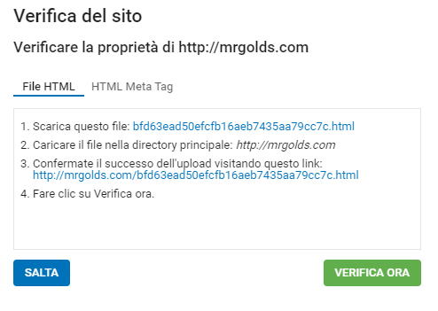 verificare sito su exoclick