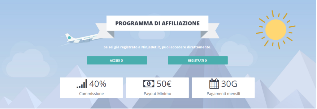 ninjabet affiliazione