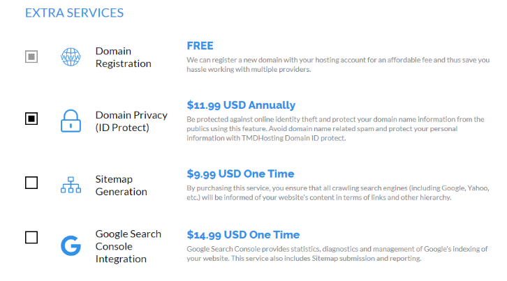 tmd hosting privacy