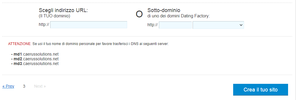 dating factory domini white label