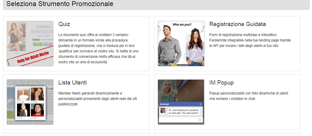 promozione dating factory