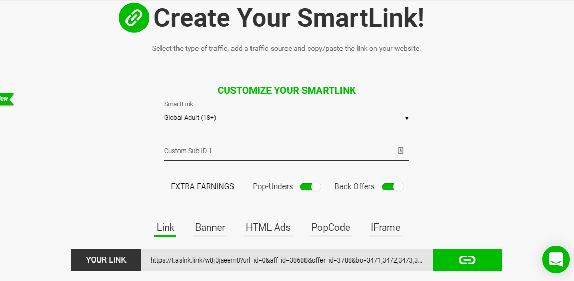 smart link crak revenue affiliate cpa