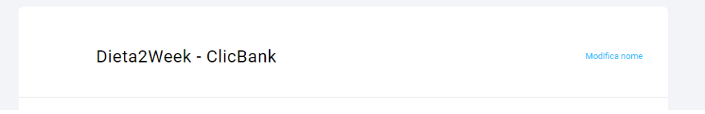 facebook ads nome campagna