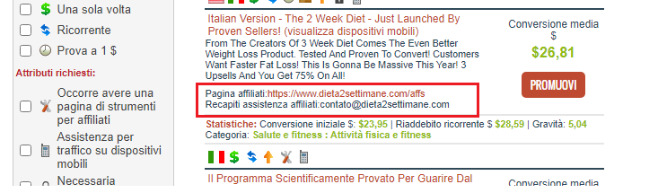 clickbank affiliazione landing page