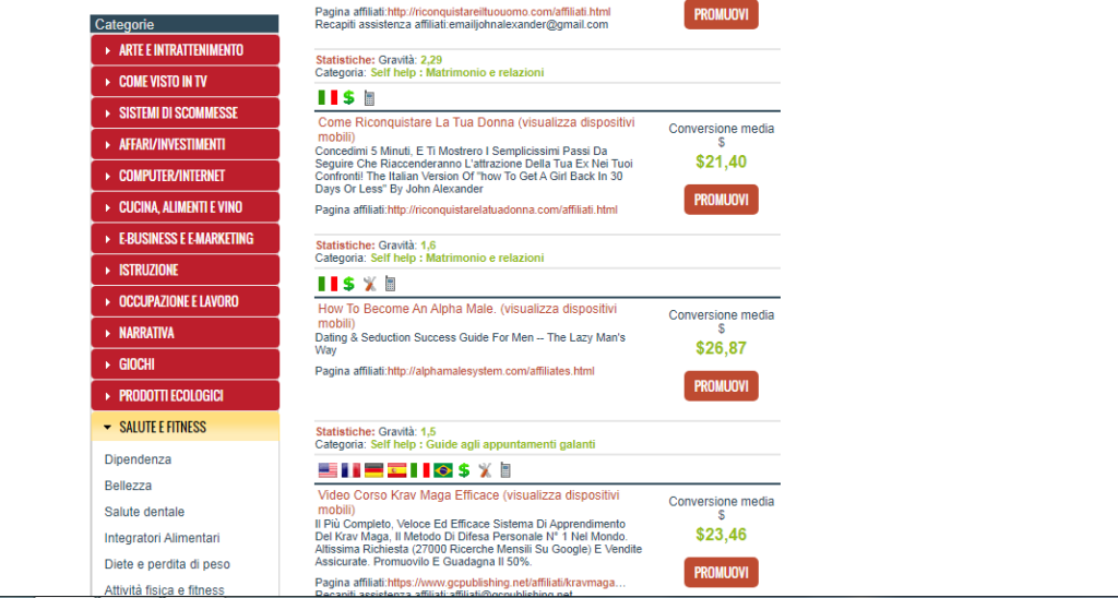 migliori prodotti clickbank