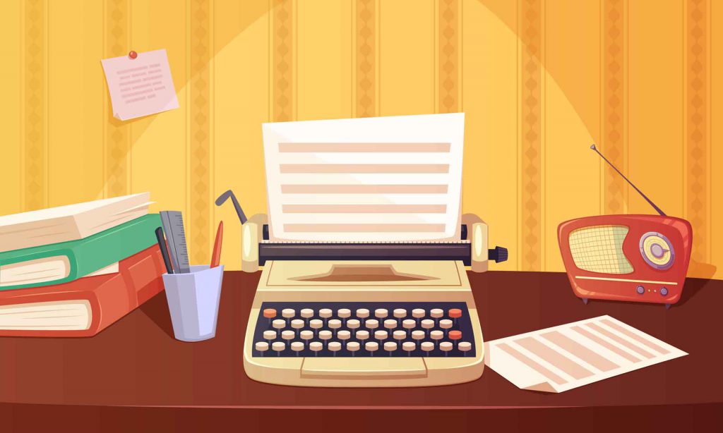 copywriter macchina da scrivere