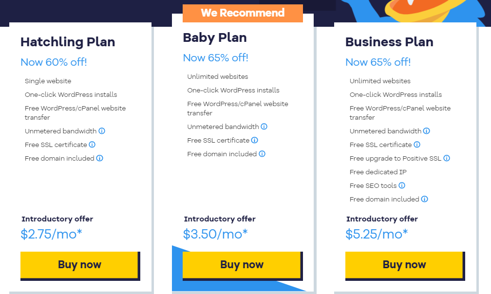piani hostgator