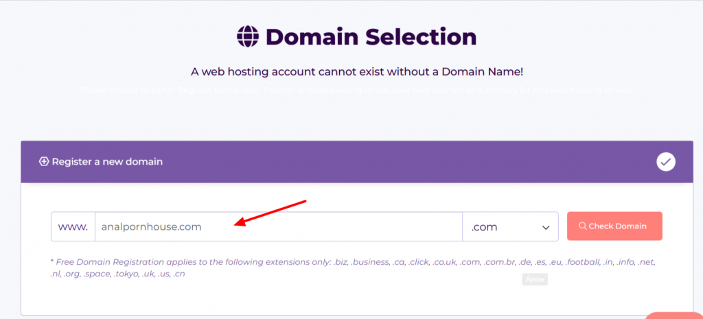 acquisto dominio hostarmada