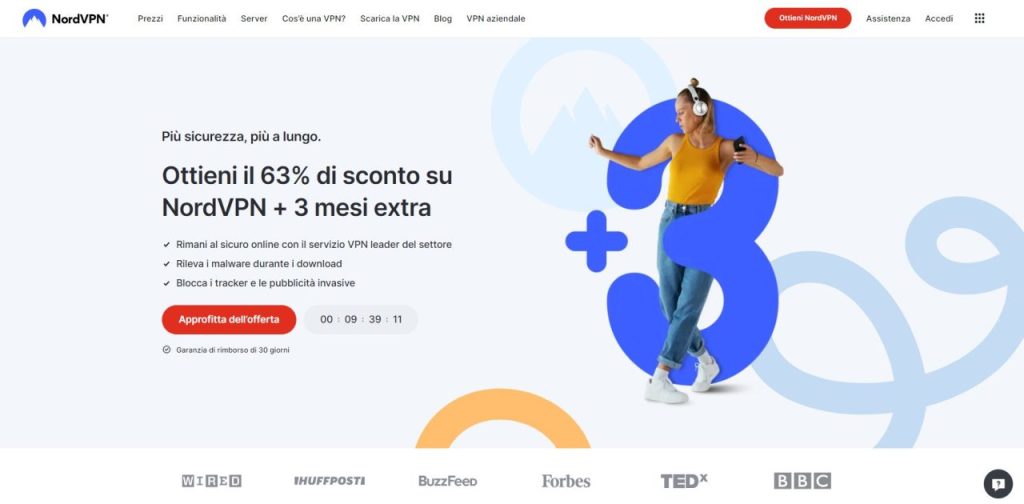 sito ufficiale nordvpn